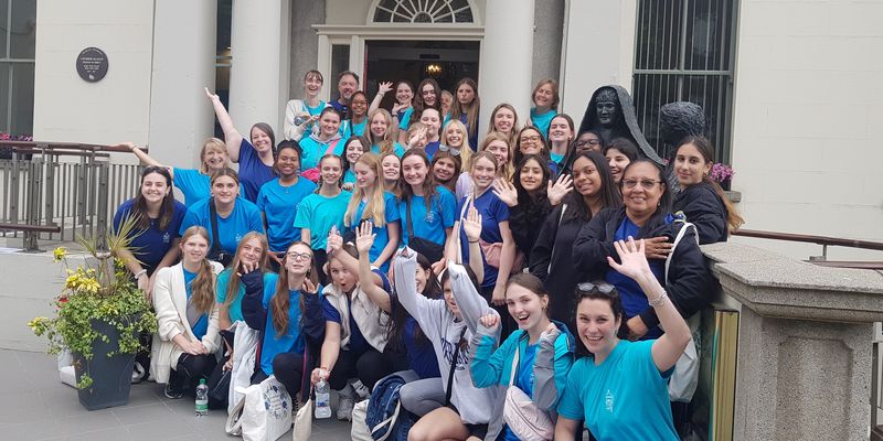 Young Mercy Leaders Pilgrimage to Baggot St. Dublin July 2023